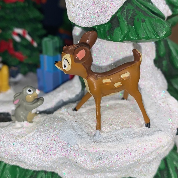 Disney Animated Christmas Tree w/ Music & Rotating Trays Hand Crafted & Painted - Picture 11 of 17